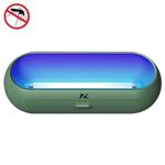 Hanzhang Sticky Trappola Zanzara Lampada da cucina Ristorante Hotel Hanging Electronic Fly Killer CN Plug, Specifica: Avocado Green 8W Lampada singola tubo 2 Tubo luminoso