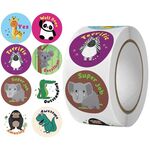2 PCS Asilo nido per bambini Cartoon Animal Stickers Gift Packaging Bag Adesivi di tenuta, Dimensioni: 25mm 500 / Rolls (C8)