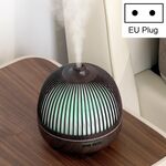 Bird Cage in legno grafico aromaterapia macchina ad ultrasuoni intelligente casa colorata luce notturna umidificatore vuoto, specifiche del prodotto: spina dell'UE (modello di legno profondo)