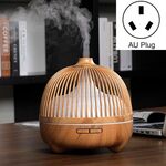 Bird Cage in legno grafico aromaterapia macchina ad ultrasuoni intelligente casa colorata luce notturna umidificatore vuoto, specifiche del prodotto: Plug AU (modello di legno chiaro)