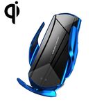 Q2 15W Porta cellulare a induzione a infrarossi a induzione a infrarossi a infrarossi a induzione a infrarossi a induzione a infrarossi con micro USB + Pin + Type-C / USB-C Connettore magnetico (blu)