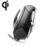 Q2 15W Portamonete a induzione a infrarossi a induzione a infrarossi a induzione a infrarossi a induzione a infrarossi con micro USB + Pin + Type-C / USB-C Connettore magnetico (argento)