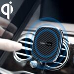 NILLKIN MC027 Supporto per morsetto per presa d'aria per presa d'aria per auto 10W Caricabatterie wireless magnetico Qi a ricarica rapida, Per iPhone 8/8 Plus / X (nero)