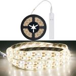 1M LED Battery Box Striscia luminosa induzione intelligente dimming a induzione morbida striscia di gocciolamento impermeabile nastro di luce cabinet (6500k (bianco freddo))