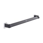 2 pz Vilscijon in lega di alluminio parete appeso mensola bagno da bagno pantofole portasciugamani rack, colore: allungamento nero