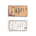 YZFZYZ Combinazione di Loto retrò Set Sigillo Pianta Vaso Guarnizione Manuale Strumento di Decorazione (Primavera Magnifica Luna d'Autunno)