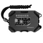 Porta con carta metallica Zeeker RFID Multifunzionale EDC Portafoglio grande capacità Porta carte minimalista con funzione di apribottiglie Funzione, Colore: grigio spazzolato