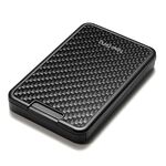 New-dando il titolare della carta del metallo della fibra del carbonio del nuovo porta della carta della personalità maschile Anti-furto RFID Scatola di carta ultra-sottile (nera)