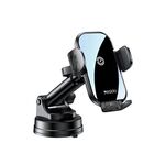 Yesido C197 15W 2 in 1 Set di supporto per auto con ricarica wireless a ventosa (nero)