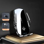 Supporto magnetico per telefono per auto con caricatore wireless a rotazione 360 A1 (nero)