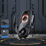 Q8 Supporto universale per presa d'aria Supporto magnetico per auto con ricarica wireless per telefono cellulare senza pulsante di avvio (nero)