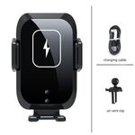 Caricabatterie per auto wireless a ricarica rapida con clip retrattile automatica X11 con collegamento a tre assi da 15 W Smart Touch, specifica: configurazione standard