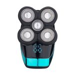 Rasoio elettrico Rasoio ricaricabile Razor Intelligent Digital Display digitale Clipper per capelli Bald, Stile: Blu