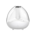 K11 1500ml umidificatore trasparente per uso domestico muto piccolo purificatore d'aria di grande capacità umidificatore ad ultrasuoni di grande capacità, spina cn (bianco)