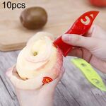 10 pezzi A2233 Coltello da taglio in plastica per frutta e verdura domestica, consegna casuale a colori