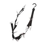 Gancio rotante Armadio Cappuccio Clip-Hanging Rope Bedroom Home Storage Vestiti Porta indietro Rogue