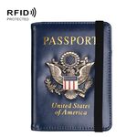 Titolare del passaporto multi-scheda LT101 Portabicchieri anti-magnetico (blu)