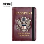 Titolare del passaporto multi-scheda LT101 titolare della carta di credito anti-magnetico (vino)