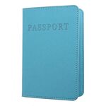 2 PCS MS101 PU glassato PU Portabampa passaporto Travel Abroad Plash Titolare della carta del passaporto, Colore: cielo blu