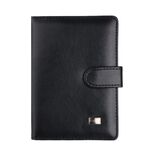 3 PCS CovC1002 Bank Bank Carta Passport Holder con fibbia clip PU Document Protection Holder (Nero)