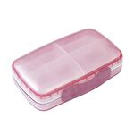 FY-8833 Scatola di immagazzinaggio della medicina staccabile FY-8833 grande capacità di pillola di plastica a otto vano (rosso)