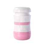 TR018 Medicina Cutter Rettilina e frantumazione Pill Box, Colore: rosa