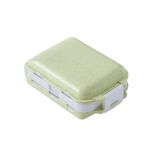 6 PCS C1617 Distribuzione portatile Soggiorno di pillola sigillata Paglia di grano Scatola di immagazzinaggio di grande capacità (verde)
