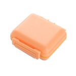 5 PCS JS0018 Box di pillola sigillata portatile con 6 scomparti per la scatola di assistenza sanitaria della pillola (arancione solido)