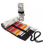 2 PCS 12 fori 12 fori Black Peon Stampante Canvas Pen Tenda Grande Capacità Rullo Penna Borsa Schizzo Color Matita Scatola di cancelleria