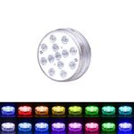 LED Telecomando Telecomando Piscina leggera impermeabile Lampada subacquea, Specifiche: 8.5 cm 13 LED + telecomando IR 28-Key (1 PC + 1 Telecomando)