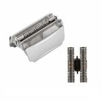 Combinazione di rete per rasoio elettrico per Braun 51S / 8000/8998/8595/8590/5643, Specifica: Coltello netto + testa taglierina