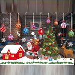 Decorazioni natalizie Adesivi per finestre Adesivi murali Centro commerciale Decorazione per finestre del supermercato (colore A31)