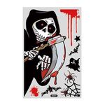 Adesivi murali statici per la decorazione di Halloween (BQ041 Morte)