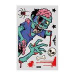 Adesivi murali statici per la decorazione di Halloween (BQ043 Zombie)