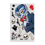 Adesivi murali statici per la decorazione di Halloween (BQ044 Vampiro)