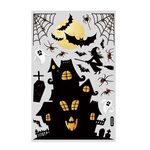 Adesivi murali statici per la decorazione di Halloween (BQ050 Ghost House)