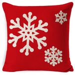 3 pz Biancheria di Natale Abbraccio rosso Federa senza federa, Specifica: 45 x 45 cm (SDBZ-00306)