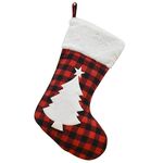 Borsa per la caramella del regalo dei bambini dei calzini della decorazione di Natale (albero)
