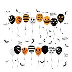 Adesivo elettrostatico per palloncino con decorazione in vetro horror di Halloween (palloncino)