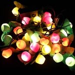 4 pezzi di natale albero decorazione frutta colorata a 7 colori luci friends festive decorazione della decorazione della scena di nozze, plug cn (consegna stile casuale)