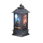 4 PCS Finestra di Halloween Decorazione Puntelli Fecoration Piccola lampada a olio Lampada a vento Lampada a vento Ornamenti luminosi (zucca)