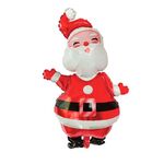Palloncini in pellicola di alluminio con decorazione natalizia, stile: Babbo Natale grande
