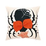 2 Pz SysDS21 45x45cm Decorazioni di Halloween Decorazioni di stampa Federa senza anima interna, Stile: Ragno