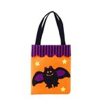 3 pezzi SysDWS05 Borsa per dolci da regalo non tessuto di Halloween (BAT)