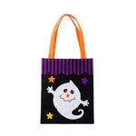 3 Pz SysDWS05 Halloween Borsa da regalo non tessuto di Halloween (Ghost)
