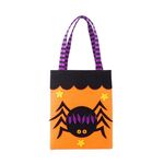 3 pezzi SysDWS05 Borsa per dolci da regalo non tessuto di Halloween (Spider)