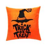 2 Pz SysDWS22 45x45cm Decorazione di Halloween Decorazione Soggiorno Divano Party Cuscinetto senza cuscini (cappello witchcher)