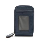 2 PCS Vertical Ladies Coin Borsellino Pattern Maglietta Mini Borsa per carte da studio ORGAN STUDENTE BAG (blu navy)