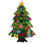 Feltro fatto a mano Decorazione dell'albero di Natale Bambini Decorazioni natalizie fai da te, Stile: Cucitura 3