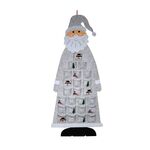 Feltro fatto a mano Decorazione dell'albero di Natale Bambini Decorazioni di Natale di DIY, Stile: Calendario grigio